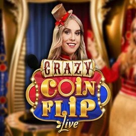 Crazy Coin Flip slot icon by Evolution, available at Polestar Casino