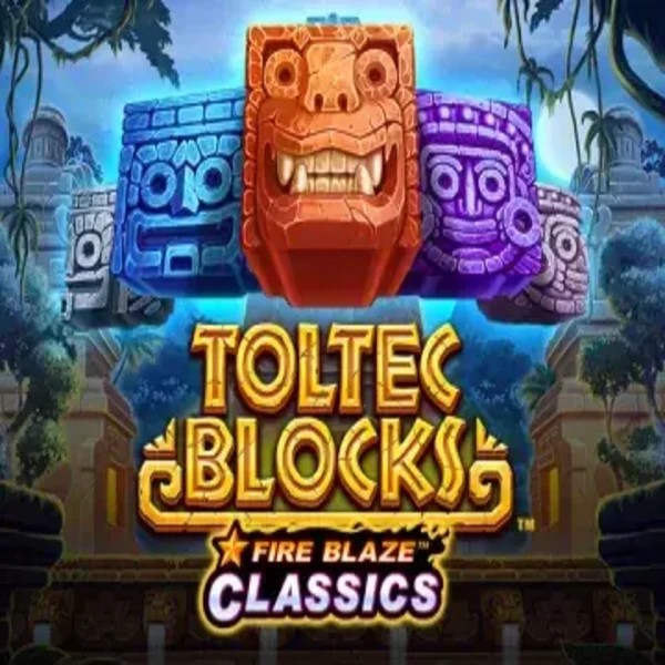 Slots logo of Fire Blaze: Toltec Blocks from Rarestone Gaming at Polestar Casino